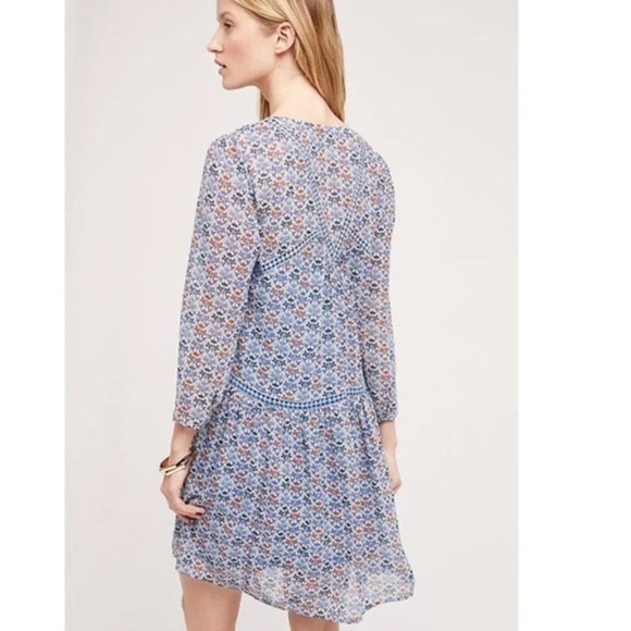 Holding Horses Anthropology Betony Swing Dress Size 8 - Picture 2 of 12